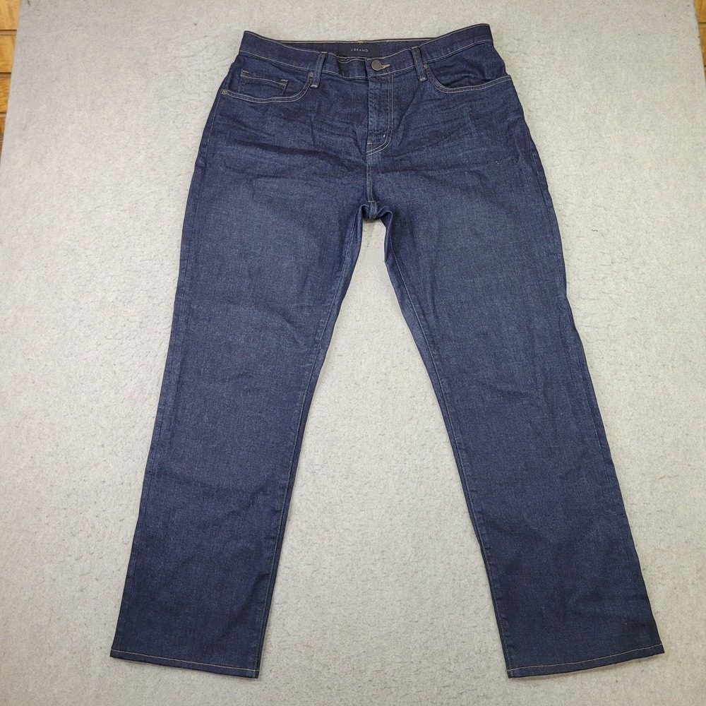 J Brand Relaxed Fit Jeans Mens 35x30 Blue Dark Wash Stretch Indigo Denim
